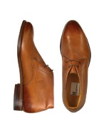 Moreschi Berlino - Cognac Calfskin Lace-up Ankle Boots