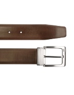 Moreschi Bruxelles - Smooth Dark Brown Calf Leather Belt