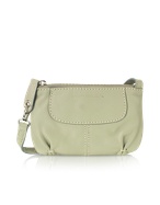 Moreschi Light Gray Leather Mini Handbag