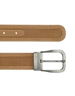 Moreschi Mens Tan Perforated Leather Belt