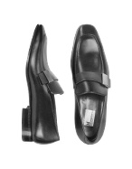 Moreschi Montecarlo - Black Calfskin Loafer Shoes