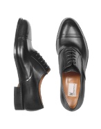 Parigi - Black Calfskin Cap Toe Oxford Shoes