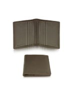 Moreschi Signature Dark Brown Leather Card Holder Wallet