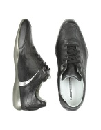 Tevere - Black Calf Leather Sneaker Shoes