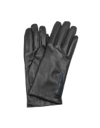 Moreschi Womens Black Nappa Leather Gloves