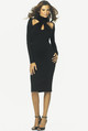 MORGAN fitted jersey dress
