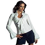 Womens Ruffle Shirt