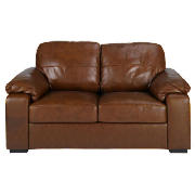Morley regular leather sofa, cognac