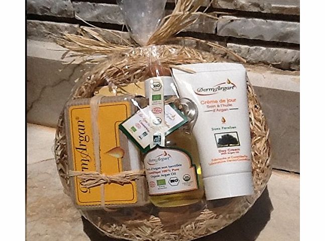 Moroccan Treasures SALE Beauty, Skin care Gift Set with Pure Argan Oil, 3 products for her amp; him. the perfect gift 