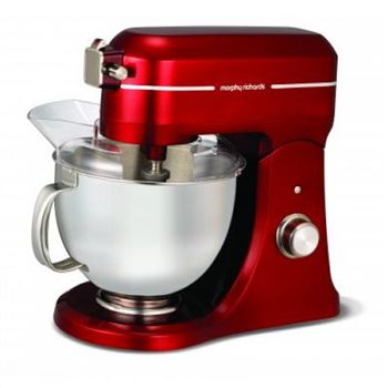 Morphy Richards - Accents Stand Mixer in Red -