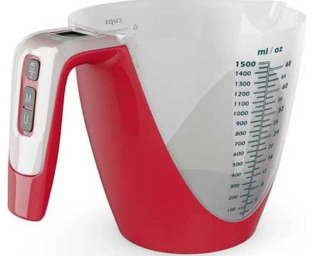 Morphy Richards 2 in 1 Jug Scale - Red
