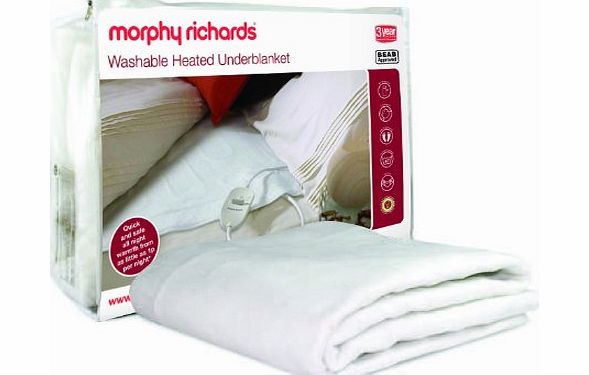 Morphy Richards 75183 All Night Heated Single Underblanket