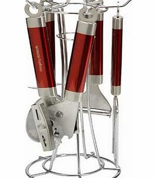 Morphy Richards Accents 4 Piece Gadget Set - Red