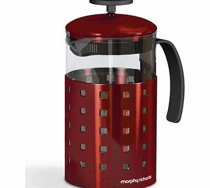 Morphy Richards Accents 8 Cup Cafetiere - Red