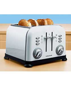 Richards Accents Dove White 4 Slice Toaster
