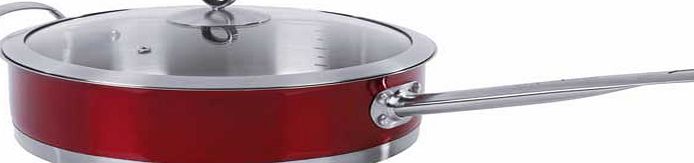 Morphy Richards Accents Saute Pan with Glass Lid