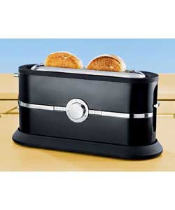 morphy Richards Black Fusion 2 Slice Toaster