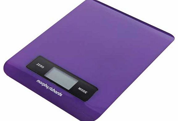 Morphy Richards Electronic Kitchen Scale - Plum