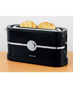 morphy Richards Latitude 2 Slice Black Long Toaster