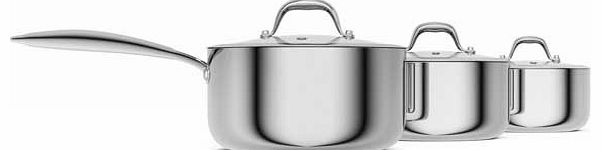 Morphy Richards Pro Tri 3 Piece Set - Stainless