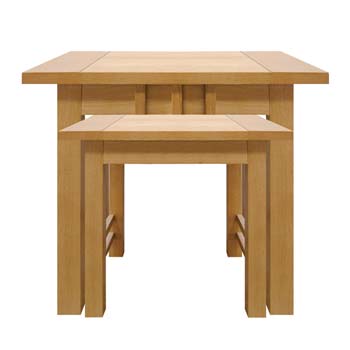 Artisan Oak Nest of Tables