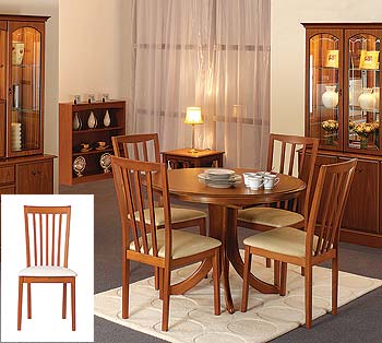 Morris Furniture Clarence Round Extending Dining Set