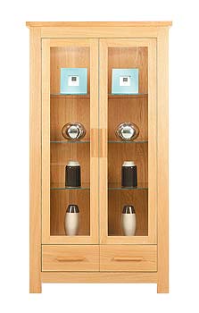 Morris Furniture Midas 2 Door Display Cabinet