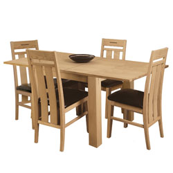 Morris Furniture Scenic Extending Dining Table and 4 Chairs