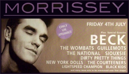 MORRISSEY Hyde Park 4th July 2008 Music Poster