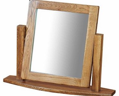 Rustic Oak Range Single Dressing Table Mirror