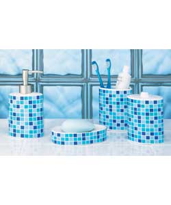 Mosaic Ceramic 4 Piece Accessories Set