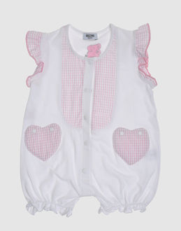 MOSCHINO BABY DRESSES Romper suits GIRLS on YOOX.COM