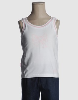 MOSCHINO BAMBINO TOP WEAR Sleeveless t-shirts WOMEN on YOOX.COM
