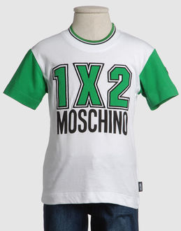 MOSCHINO BAMBINO TOPWEAR Short sleeve t-shirts BOYS on YOOX.COM