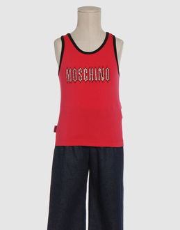 MOSCHINO BAMBINO TOPWEAR Sleeveless t-shirts GIRLS on YOOX.COM