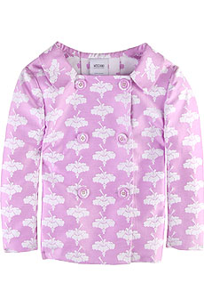 Hibiscus jacquard jacket