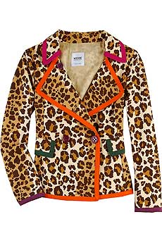 Moschino Cheap & Chic Leopard Print Jacket