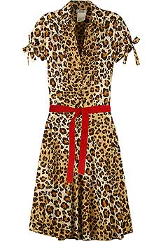 Leopard Print Shirtdress