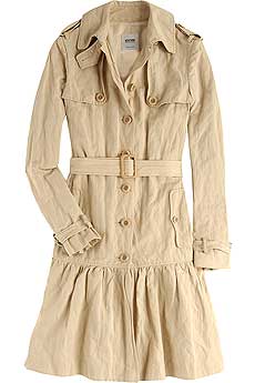 Ruffle Hem Shirtdress