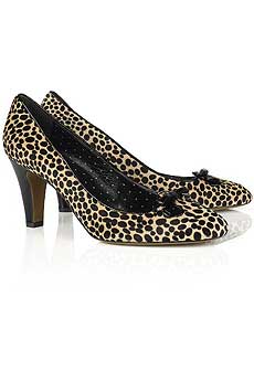 Moschino Cheap and Chic Leopard spot pumps