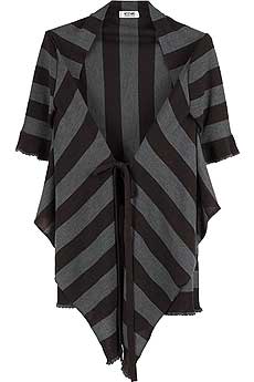 Open front wrap cardigan