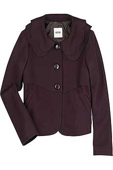 Moschino Cheap and Chic Scalloped collar jacket