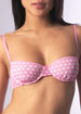 Cherry Mesh underwired bra