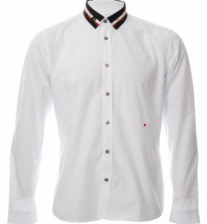 Moschino Contrast Fabric Collar Shirt
