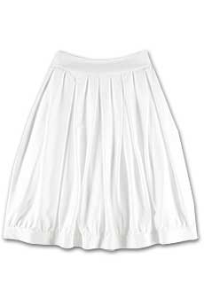 Moschino Cotton bubble hem skirt