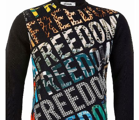 Moschino Freedom Sweatshirt Black