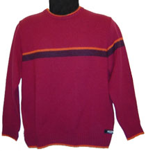 Jeans - Crew-neck Stripe Sweater