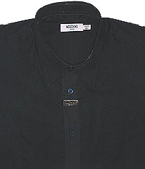 Jeans - Long-sleeve Shirt With Clip On Plackett