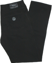 Jeans With Metal Logo