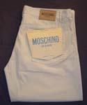 Moschino Mens Beige Canvass Jeans